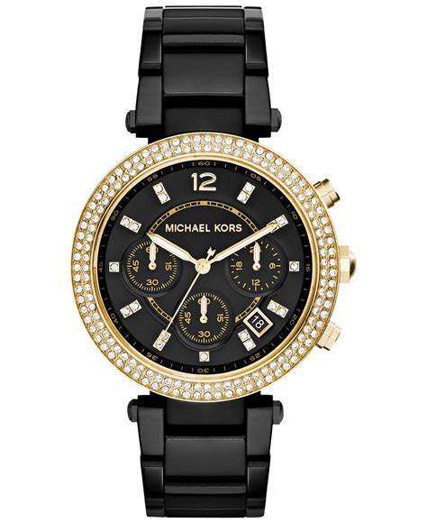 watches michael kors 2015|Michael Kors black watches women.